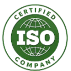 ISO 14001 certified company badge